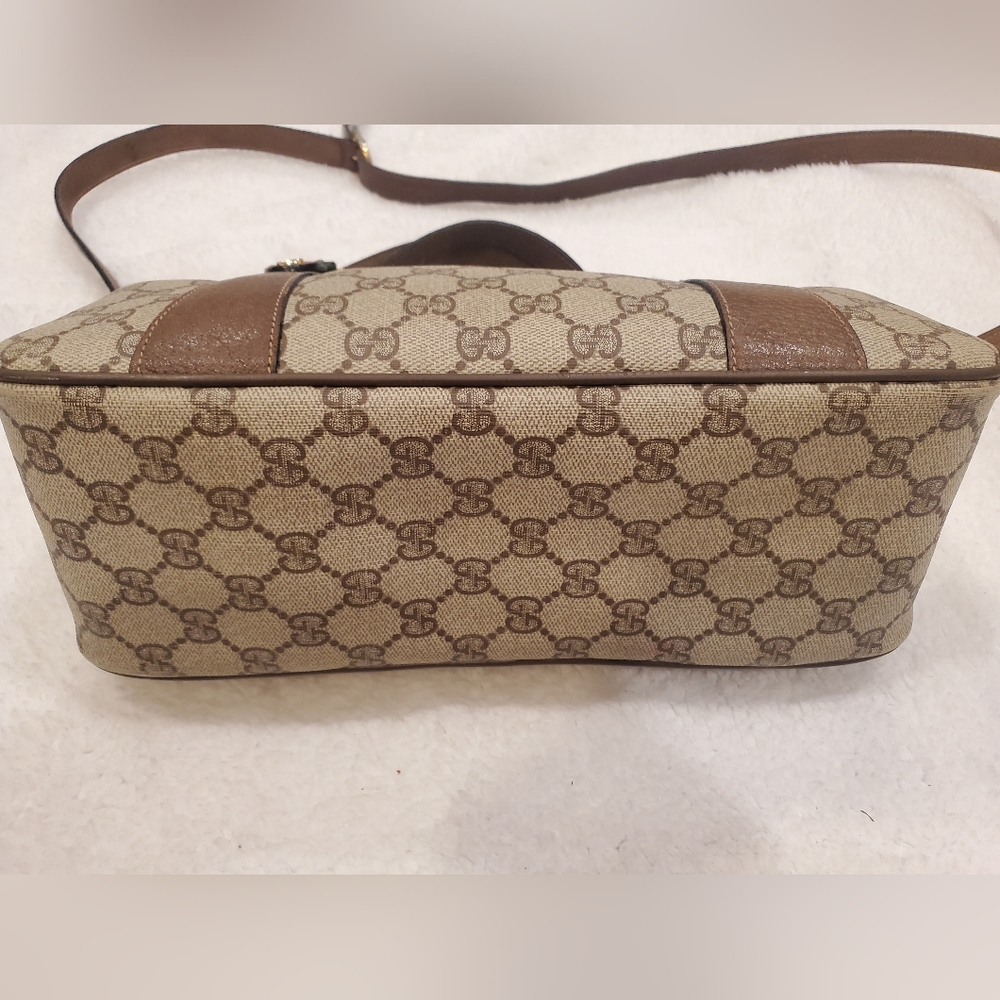 Gucci 39.02.040 Sherry Line Gg Supreme Canvas Women's Mini Boston Bag - Picture 6 of 16